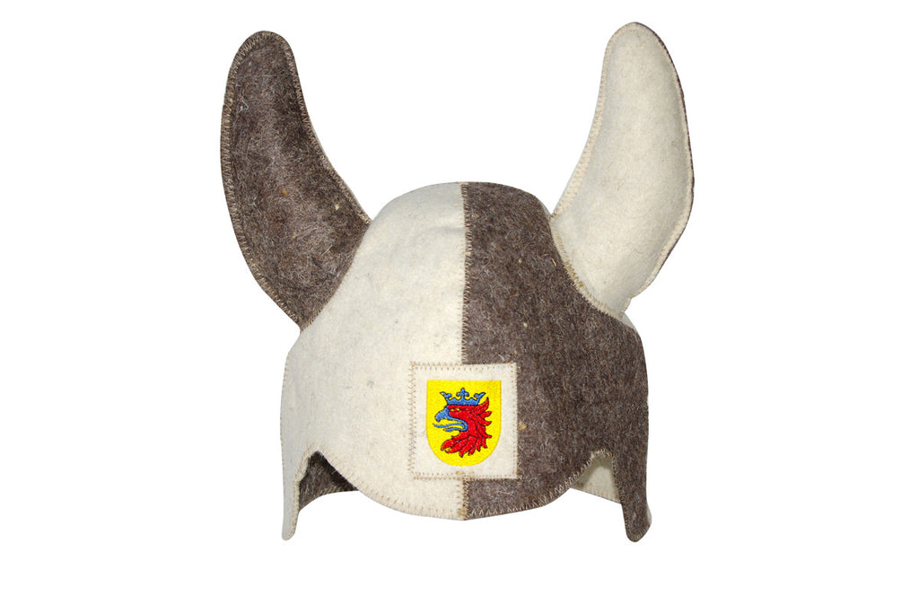 Viking Sauna Hat with Falcon