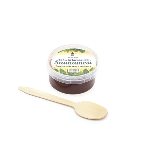 Sauna Honey with Coffee and Lavender (scrub) 200 gr (7 oz)