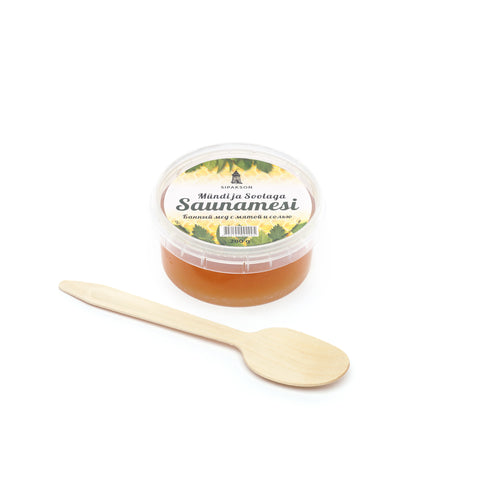 Sauna Honey with Mint and Salt (scrub) 200 gr (7 oz)