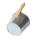Sauna bucket pail metal zinc covered