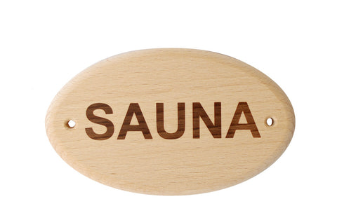Sauna Door Sign (Plaque)